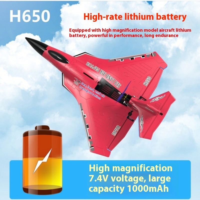 Rc Glider Foam Wing - H650 Großes RC-Flugzeug, wasserdicht und sturzfest,