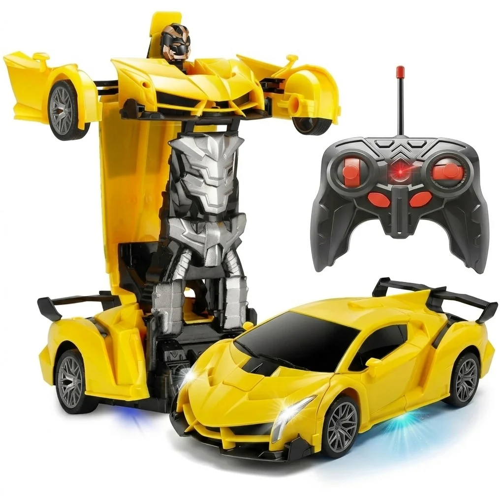Rc Hobby Drift Car - 2-in-1 RC Transformierbares Auto-Roboter Ferngesteuertes Verwandlungsrennwagen