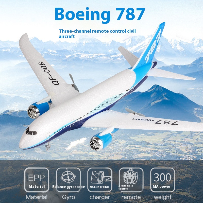 Qf008 RC-Flugzeug 787, dreikan – Rc Glider Foam Wing Bewertung und Preis