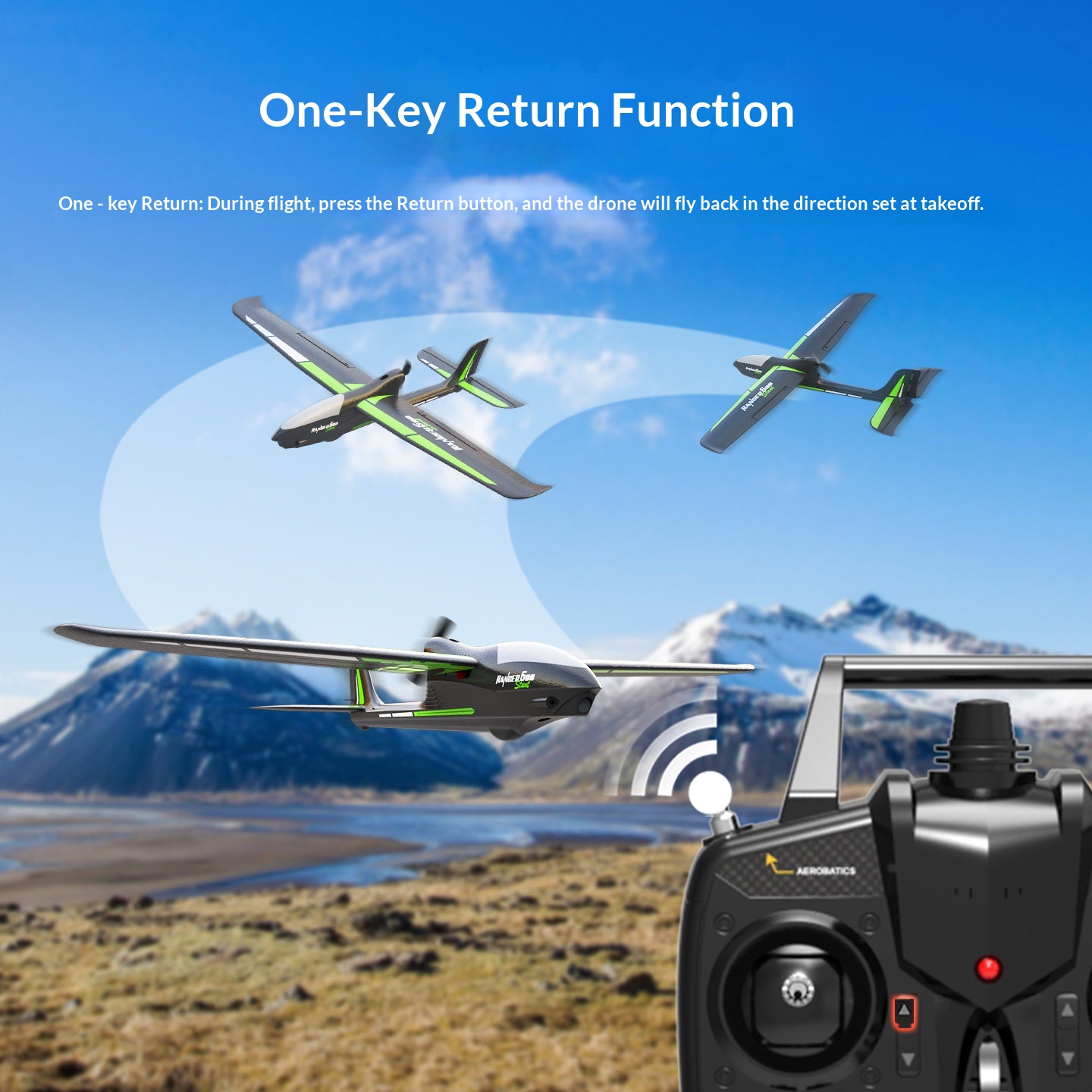 Oulansi RC-Flugzeug mit Festfl – Rc Glider Foam Wing Bewertung und Preis