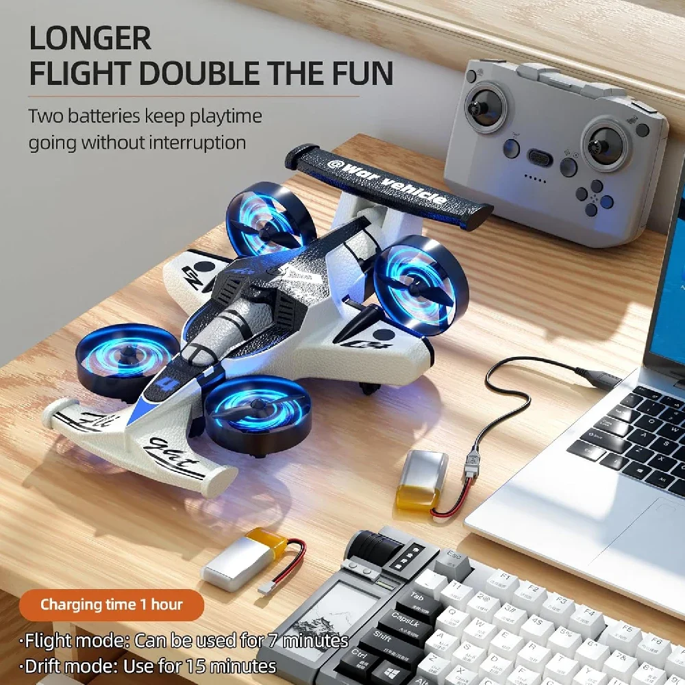 2-in-1 RC Flugdrohne Auto Dual – Rc Hobby Drift Car Bewertung und Preis